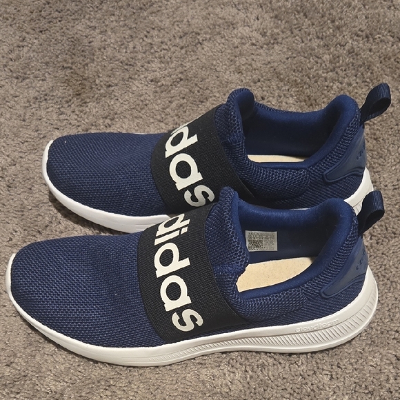 Adidas Men’s Navy Slip-On Athletic Sneakers Size 10 - Picture 2 of 5